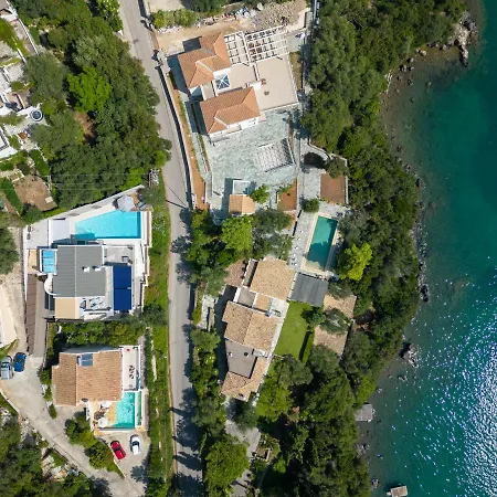 ヴィラ Driftwood Luxury By Whitedream Limni (Corfu)